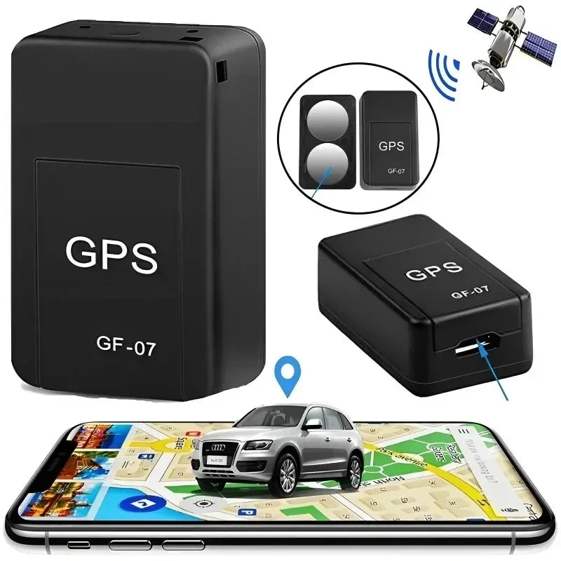 Mini Car GPS Tracker GF07 GPS Position APP Strong Magnetic GPS Tracking Device Anti-lost Vehicle GPS Locator