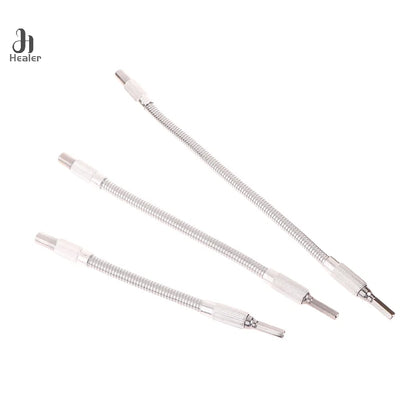 Eixo Flexível 1/4” para Furadeira – Extensão Curva para Parafusar em Lugares Difíceis