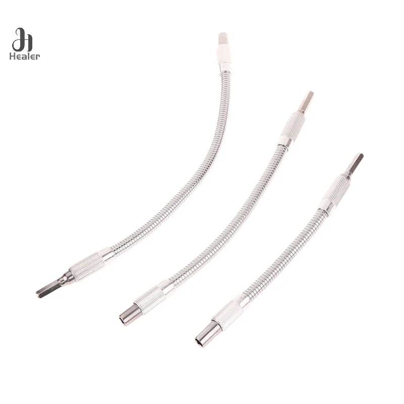 Eixo Flexível 1/4” para Furadeira – Extensão Curva para Parafusar em Lugares Difíceis