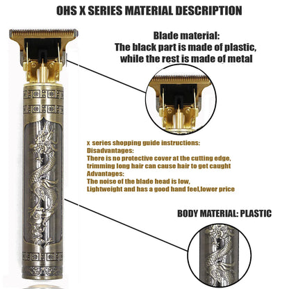 T9 Profissional – Corte Masculino 0mm para Cabelo, Barba e Corpo