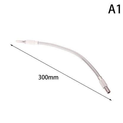 Eixo Flexível 1/4” para Furadeira – Extensão Curva para Parafusar em Lugares Difíceis