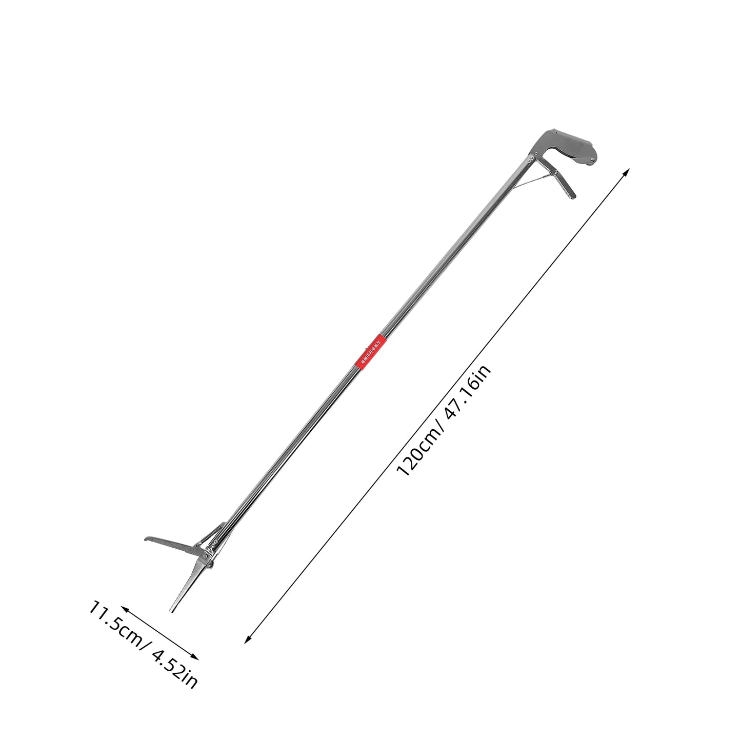 Pinça Dobrável 1,2m – Segurança e Precisão para Captura de Cobras e Répteis