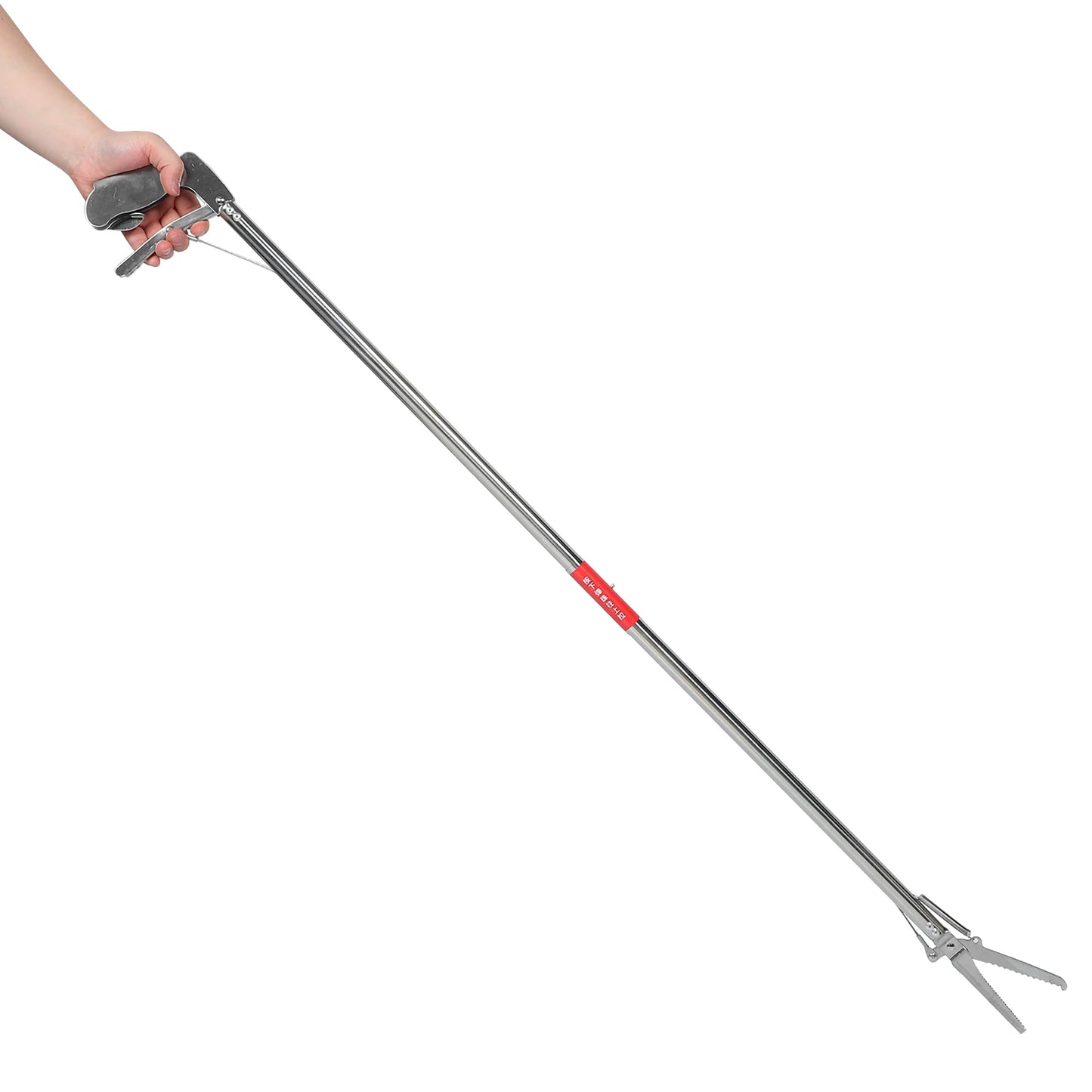 Pinça Dobrável 1,2m – Segurança e Precisão para Captura de Cobras e Répteis
